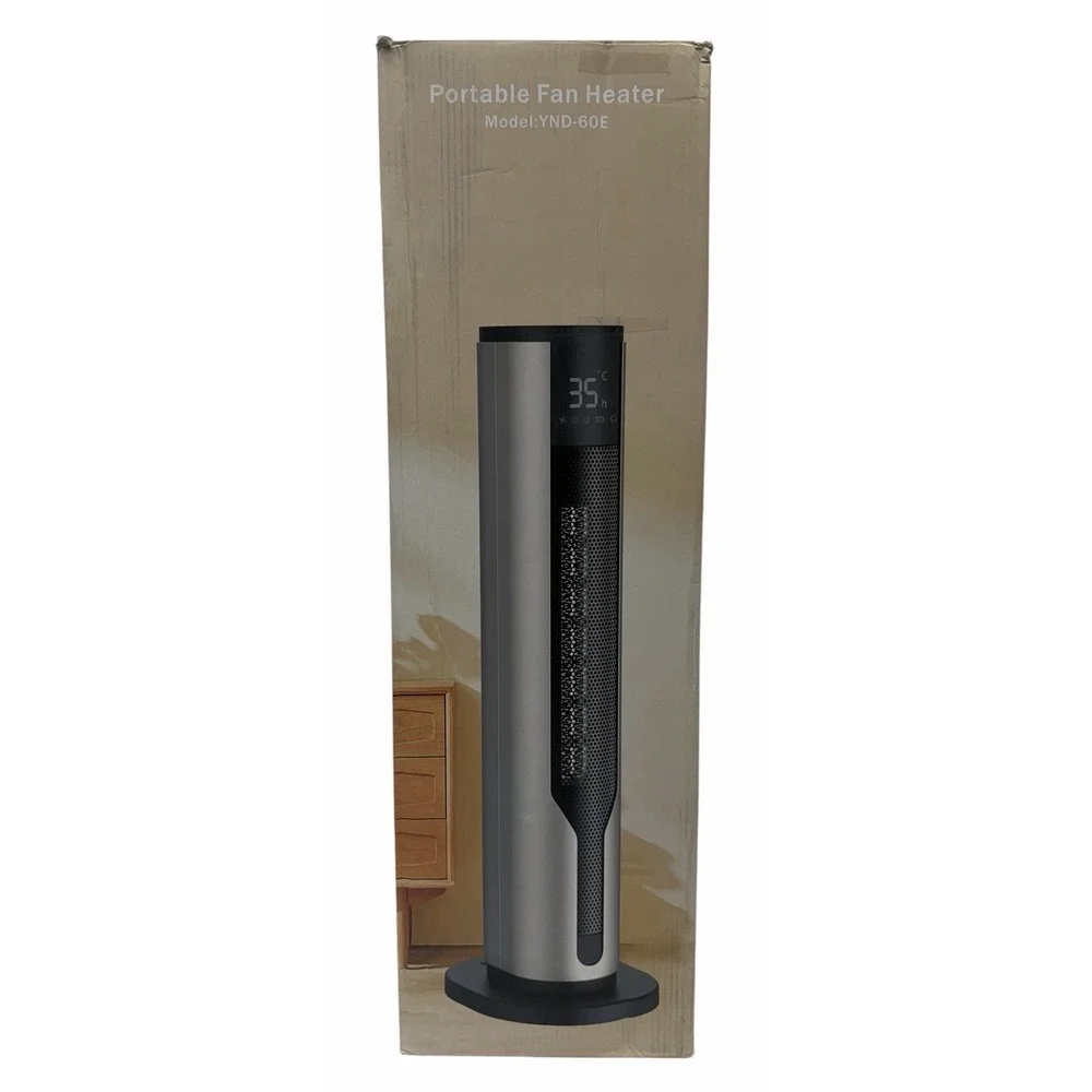 Portable Fan Heater YND-60E Tower Ceramic Space Heater w/ Remote Open Box